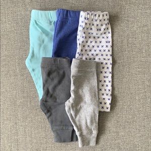 Bundle of newborn pants